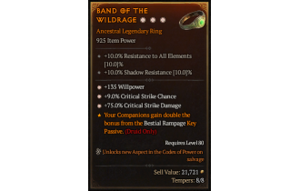 Legendary Ring[*9 Crit | *75 DMG_Crit | *135 WP]