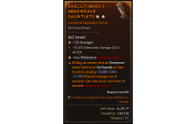 Legendary Gloves[Whirlwind | *4 Whirlwind | *135 STR | 32 DMG_Vulnerable]