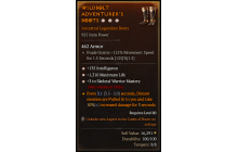 Legendary Boots[Necromancer | *3 SkelWarrior | *135 INT | *1310 Life]