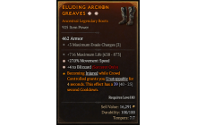 Legendary Boots[Sorcerer | *4 Blizzard | *27 MS | 716 Life]