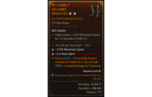 Legendary Boots[Necromancer | *4 BoneSpirit | *27 MS]