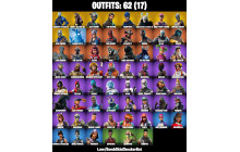 UNIQUE - The Reaper,  Blue Squire  [62 Skins, 43 Axes, 72 Emotes, 50 Gliders and MORE!]