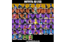 UNIQUE - The Reaper, Take The L [52 Skins, 42 Axes, 45 Emotes, 52 Gliders and MORE!]