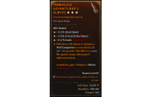 Legendary Gloves[Tornado | *4 Tornado | *12 Crit | *13.5 ATKSPD]