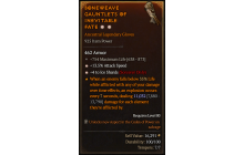 Legendary Gloves[IceShards | *4 IceShards | *13.5 ATKSPD | 754 Life]