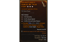 Legendary Gloves[*12 Crit | *13.5 ATKSPD | *135 DEX]