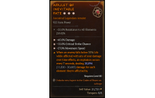 Legendary Amulet[*27 MS | *12 Crit | *45 DMG]