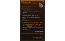 Legendary Amulet[Druid | *3 Envenom | 8 Crit | 28 DMG]