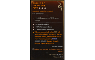 Legendary Amulet[*27 MS | *12 CDR | *10.9% INT]