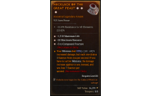 Legendary Amulet[Necromancer | *3 CompoundFracture | *20 MR | *1310 Life]