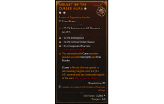 Legendary Amulet[Necromancer | *3 CompoundFracture | *12 Crit | *10.9% INT]