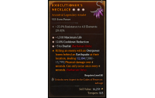 Legendary Amulet[Barbarian | *3 Duelist | *12 CDR | *1310 Life]