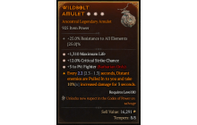 Legendary Amulet[Barbarian | *3 PitFighter | *12 Crit | *1310 Life]