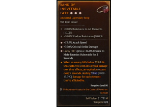 Legendary Ring[*13.5 ATKSPD | *36 LH:Vulnerable | *75 DMG_Crit]