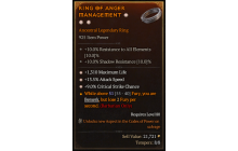 Legendary Ring[*9 Crit | *13.5 ATKSPD | *1310 Life]