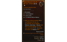 Legendary Helm[Necromancer | *3 SkelWarrior | *2625 Armor | *135 INT]