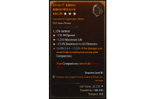 Legendary Helm[*15 ResistAll | *135 WP | *1310 Life]