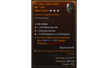 Legendary Helm[*15 ResistAll | *6 FpS | *1310 Life]