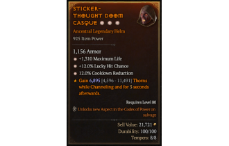 Legendary Helm[*12 CDR | *12 LHC | *1310 Life]