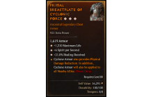 Legendary Chest Armor[*6 SpS | *1310 Life]