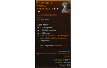 Legendary Chest Armor[*2625 Armor | *135 WP | *1310 Life]