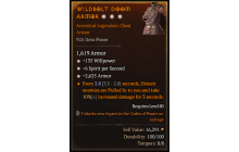 Legendary Chest Armor[*2625 Armor | *6 SpS | *135 WP]