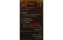 Legendary Boots[Sorcerer | *4 Blizzard | *6 MpS | *135 INT]