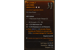 Legendary Boots[*15 ResistAll | *1310 Life]