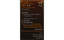 Legendary Boots[*2625 Armor | *9 Dodge]