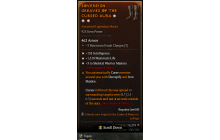 Legendary Boots[Necromancer | *3 SkelWarrior | *135 INT | *1310 Life]