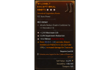 Legendary Boots[Sorcerer | *4 Meteor | *1310 Life]