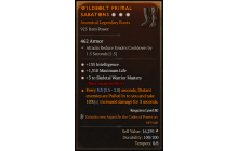 Legendary Boots[Necromancer | *3 SkelWarrior | *135 INT | *1310 Life]