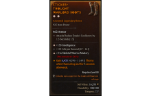 Legendary Boots[Necromancer | *3 SkelWarrior | *135 INT]