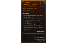 Legendary Boots[Sorcerer | *4 BallLightning | *2625 Armor]