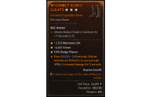 Legendary Boots[*2625 Armor | *9 Dodge | *1310 Life]