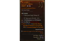 Legendary Boots[Barbarian | *4 WarCry | *15 ResistAll | 787 Life]