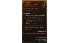 Legendary Boots[*27 MS | *2625 Armor | 730 Life]