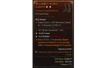 Legendary Boots[Druid | *4 Boulder | *2625 Armor]