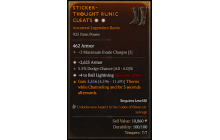 Legendary Boots[Sorcerer | *4 BallLightning | *2625 Armor]