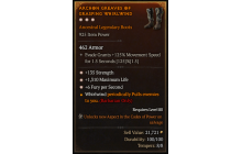 Legendary Boots[*6 FpS | *135 STR | *1310 Life]