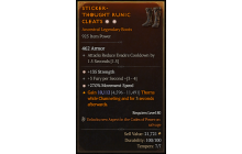 Legendary Boots[*27 MS | *135 STR | 3 FpS]