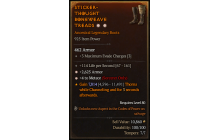 Legendary Boots[Sorcerer | *4 Meteor | *2625 Armor]