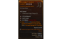 Legendary Boots[Sorcerer | *4 Meteor | *2625 Armor | *135 INT]