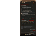 Staff of Endless Rage[*DMG 84 | *540 INT | 6 Fireball | 55 Fireball PS | 63 CT: Fireball]