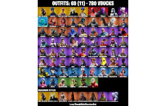 UNIQUE - OG STW, Take The L  [69 Skins, 780 Vbucks, 55 Axes, 67 Emotes, 51 Gliders and MORE!]