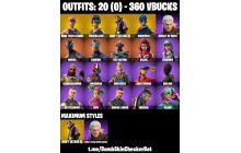 UNIQUE - OG STW,  Omega [20 Skins, 360 Vbucks, 22 Axes, 33 Emotes, 27 Gliders and MORE!]