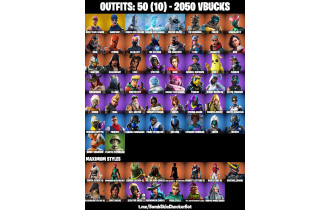 UNIQUE - OG STW,  Prodigy [50 Skins, 2050 Vbucks, 44 Axes, 53 Emotes, 55 Gliders and MORE!]