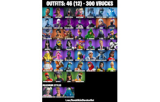 UNIQUE - Ghoul Trooper ,  Reaper Axe  [46 Skins, 300 Vbucks, 67 Axes, 73 Emotes, 66 Gliders and MORE!]