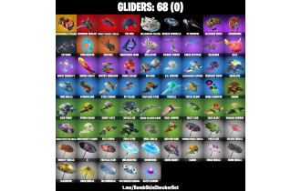 UNIQUE - Midas (Fully Golden) , Polar Peely  [18 Skins, 50 Axes, 76 Emotes, 68 Gliders and MORE!]