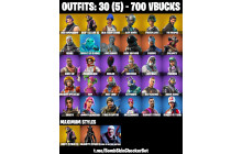 UNIQUE - The Reaper, Take The L  [30 Skins, 700 Vbucks, 21 Axes, 27 Emotes 26 Gliders and MORE!]